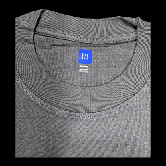 Unreleased Yeezy Gap Tee - Dark Grey - Picture 4 of 6